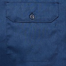 画像6: 「Dickies(ディッキーズ)」90s T/Cツイル 65/35 USA製 ネイビー ワークシャツ (6)