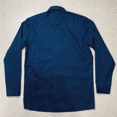 画像10: 「Dickies(ディッキーズ)」90s T/Cツイル 65/35 USA製 ネイビー ワークシャツ (10)