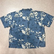 画像10: 「Eddie Bauer(エディー バウアー)」マップ柄 XL レギュラーカラー 半袖シャツ (10)