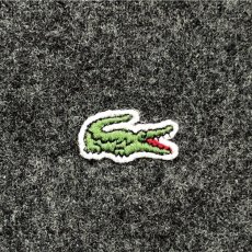 画像6: 「LACOSTE(ラコステ)」90s 6サイズ チャコールグレー ウール ウールマーク クルーネック ニット セーター (6)