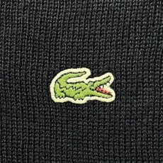 画像6: 「LACOSTE(ラコステ)」90s 8サイズ ネイビー ラグランスリーブ コットン Vネック ニット セーター (6)